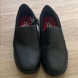 Skechers Men's Black Slip-On Shoes